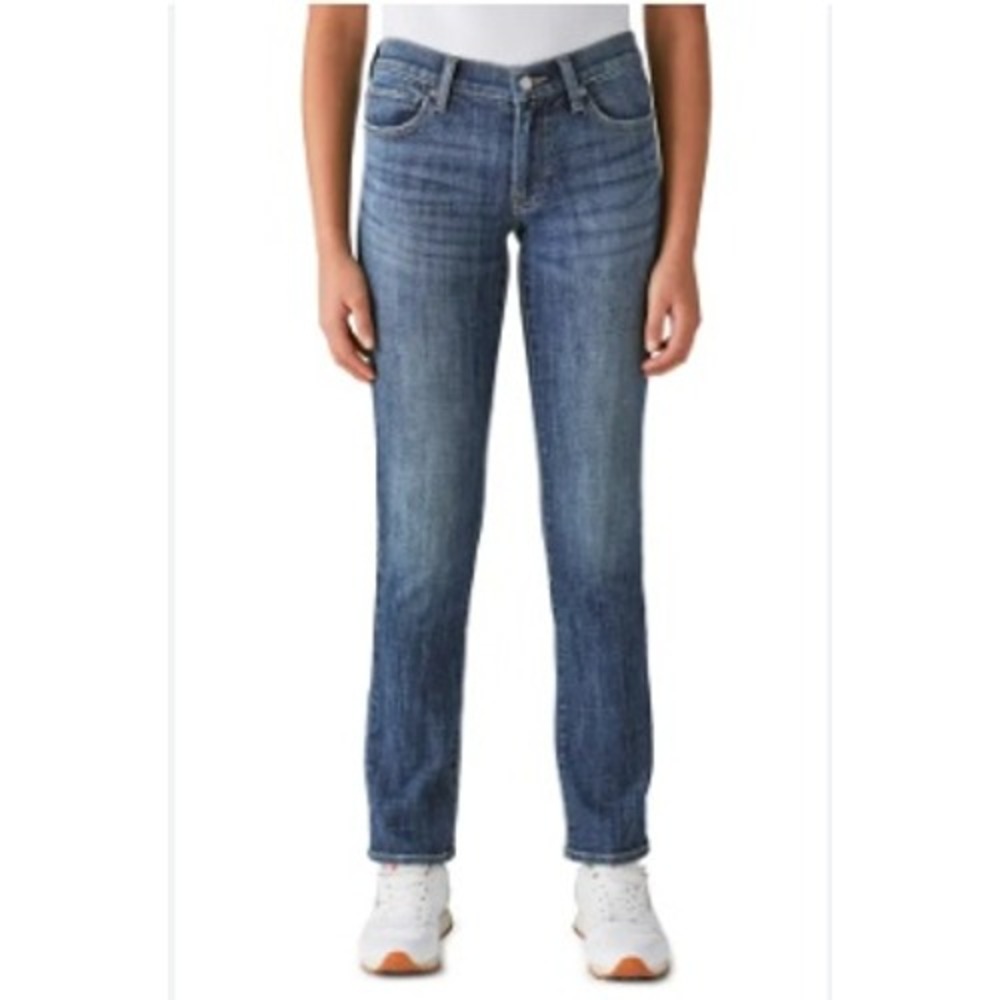Lucky Brand Brooke Straight Distressed Blue Jeans Size 8/29 "Simi Valley"‎ color